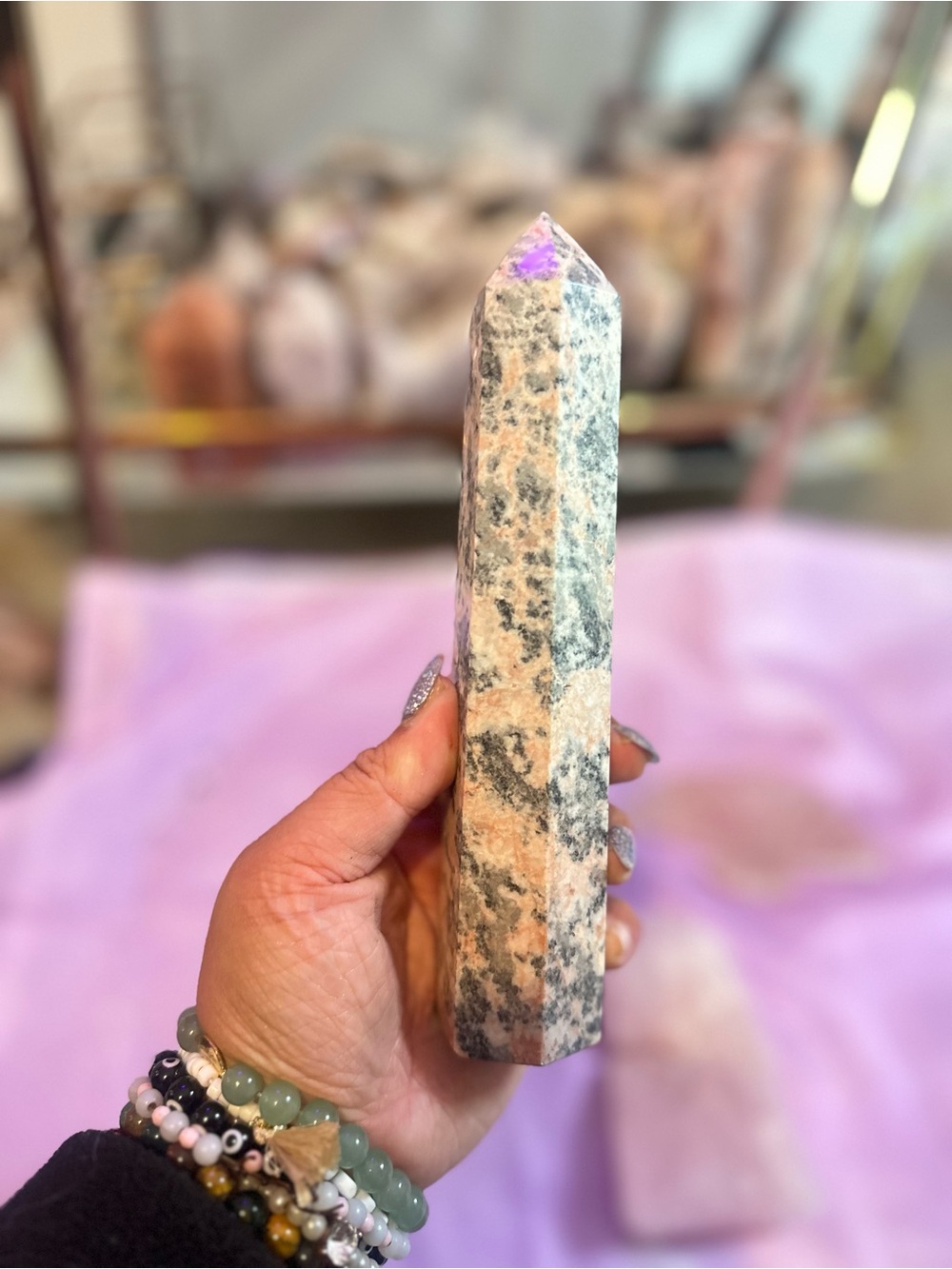 4 Piece Repaired / Broken Crystals Bundle: Rose Quartz Citrine Jasper - Picture 2 of 6